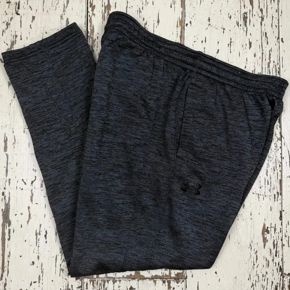 Under Armour athletic pants/sweat men’s L, cold gear elastic waist tapered leg